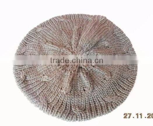 2011 fashion cable accessory Acrylic hat