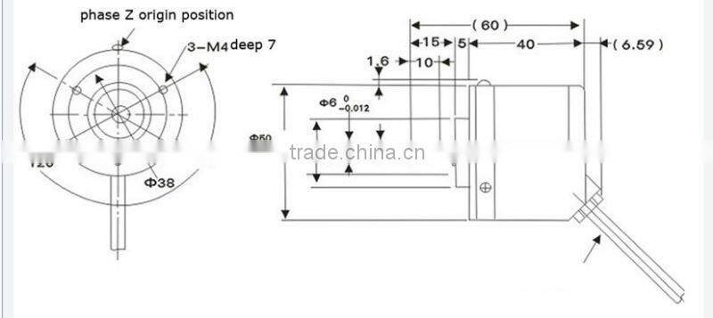 Incremental and Absolute Type Electro-optic rotary encoder
