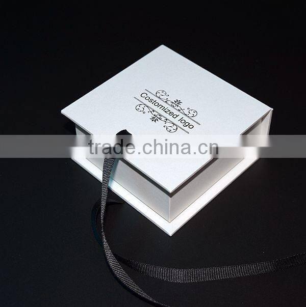 Free sample white different types hard paper gift packaging box