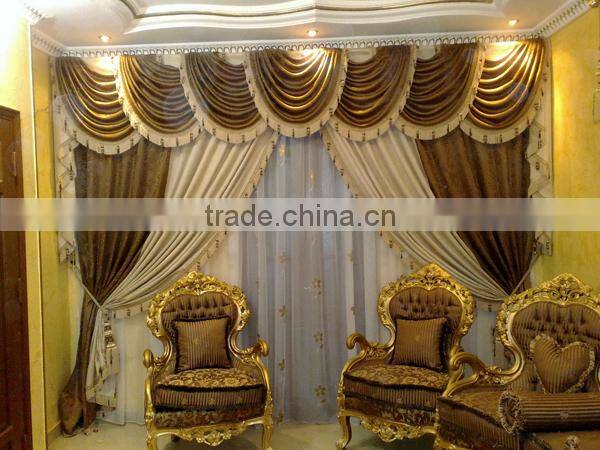 Professional curtain factory upholstery fabric chenille fabric from china