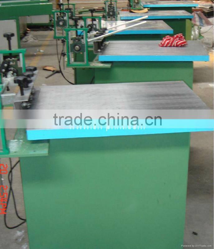 Manual Operating Desktop Screen Printing Machine FOR BOTTLE CARD PLASTIC screen PRINTING