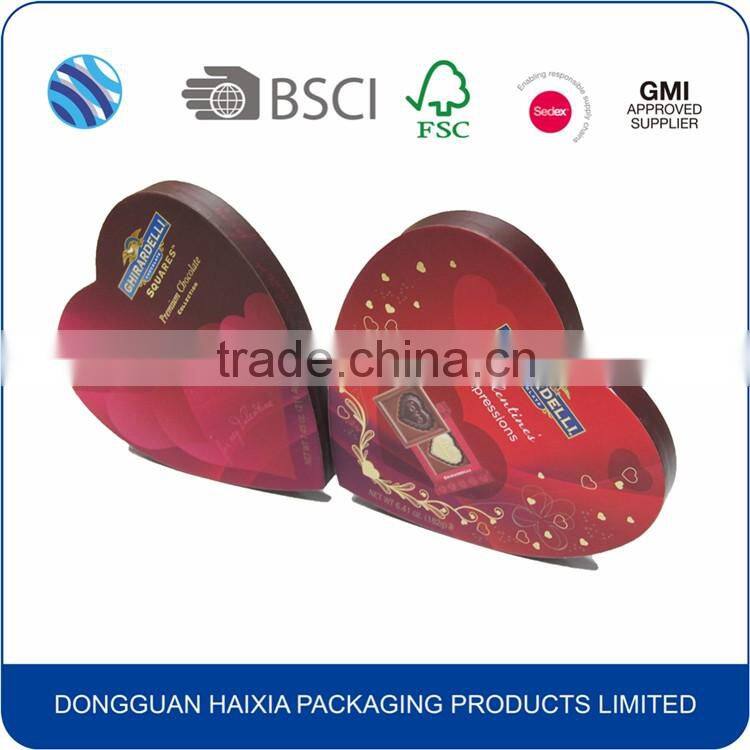 Luxury Design Custom Decorative Cardboard Chocolate Gift Box