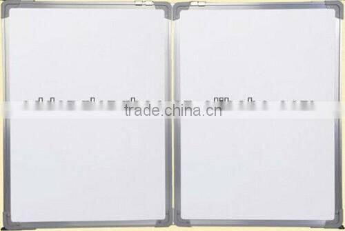 Folding magnetic white board whiteboard for classroom
