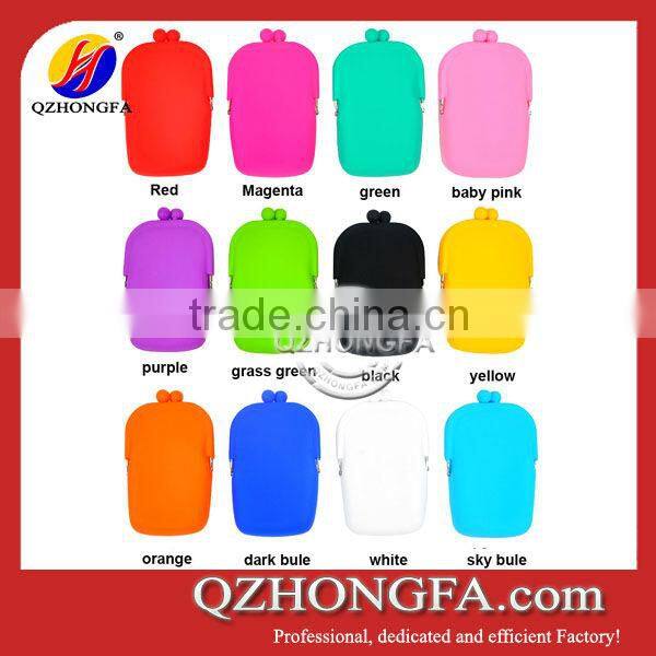 Long silicone rubber pencil silicone pen case