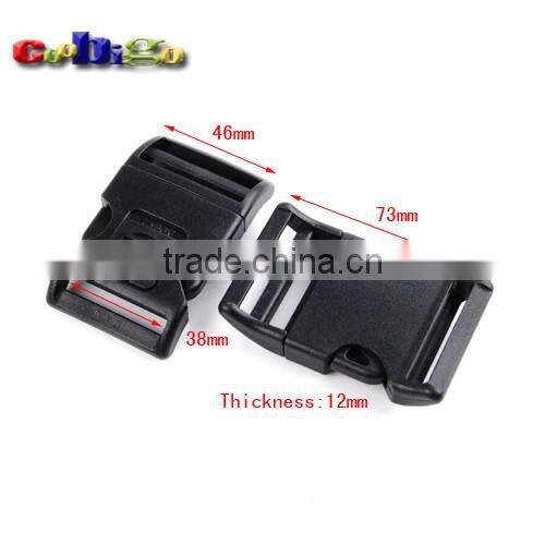 Plastic Self-locking & Arched Switch Buckle for Backpack Straps Camping Bags #FLC340-20/30/38