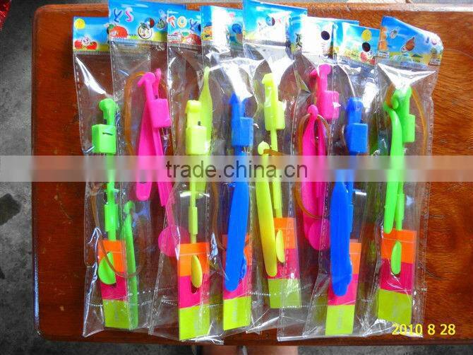 Led light up arrow helicopter night flyer