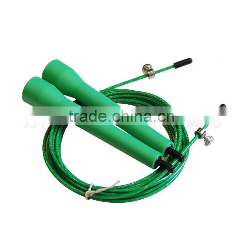 High quality untra thin steel wire skipping rope lighted skipping rope cheap jump ropes