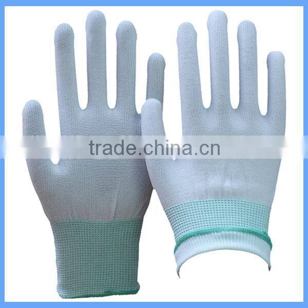 High Quality White Nylon Gloves Seamless Knit Hand Protection