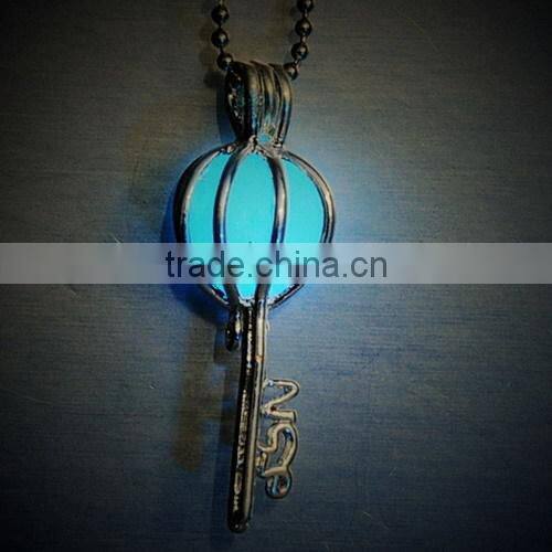 glow pendant necklace glow in the dark jewelry gift DIY Jewelry
