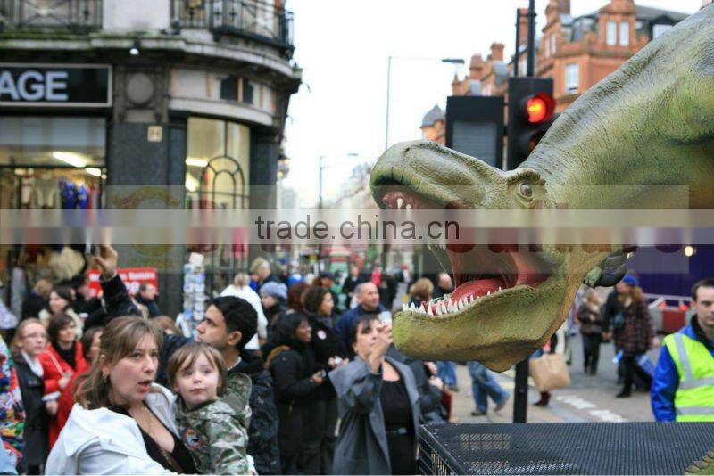 2014 great quality life size large dinosaur waterproof and fireproof with low price