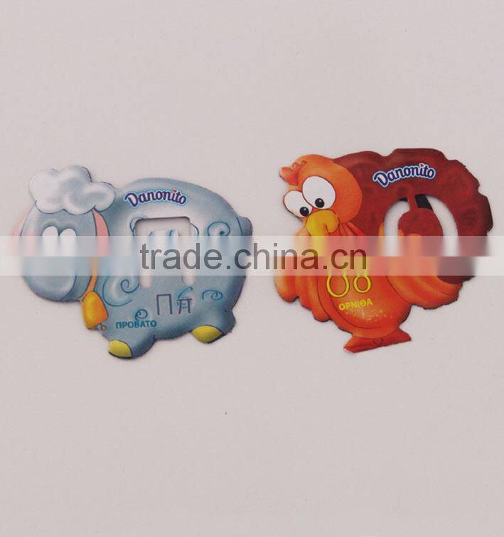 Fashionable custom shaped magnetic fridge sticker
