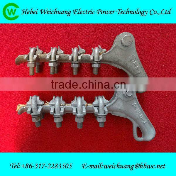 dead end clamp for overhead line fitting