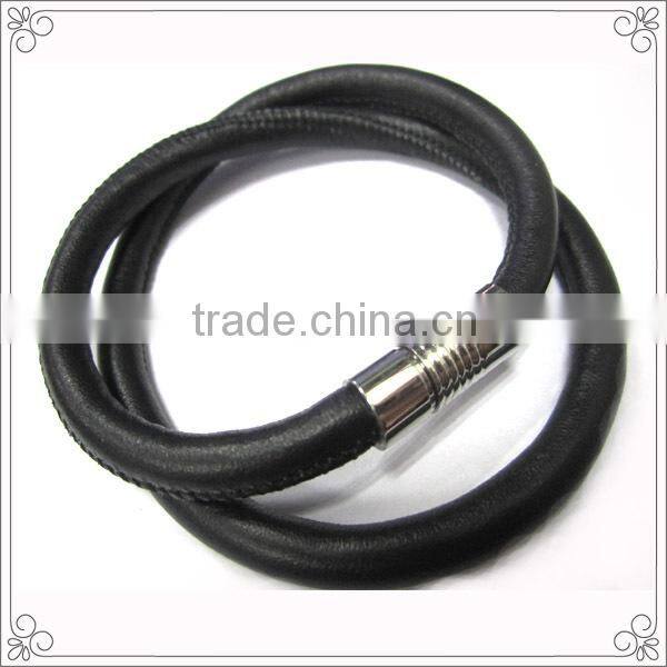 Round Boho Clasp Bracelet with Sheep Leather Products