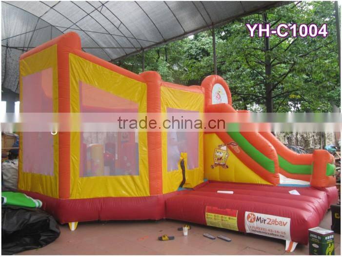 Commercial bouncer, inflatable castle with slide