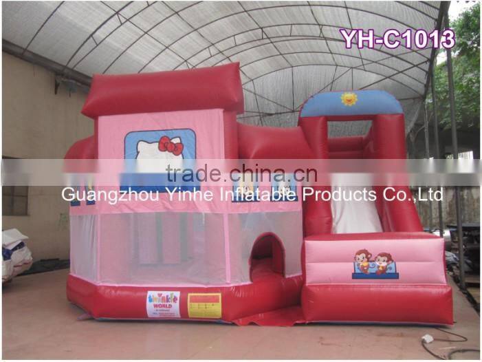 Commercial bouncer, inflatable castle with slide