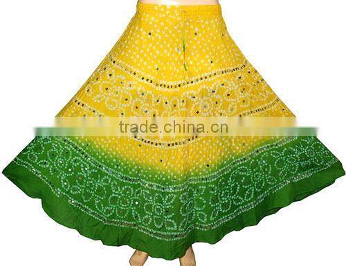 Summer Bandhej Skirts