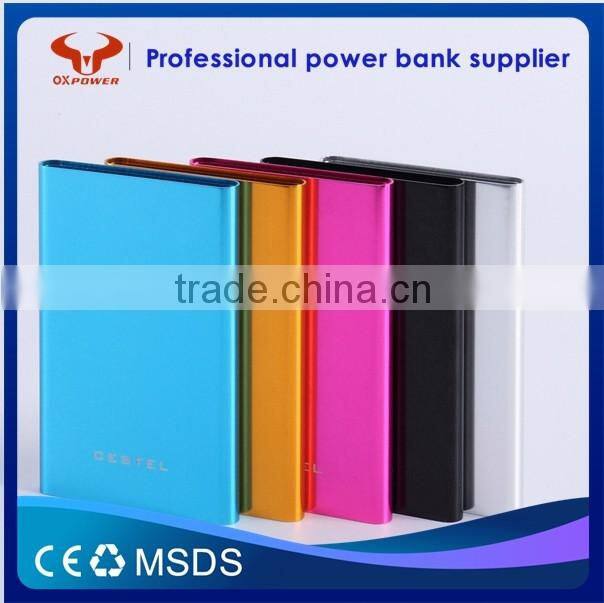 2016 professional factory hot sell fast charging original 4000mah universal portable usb charger power bank