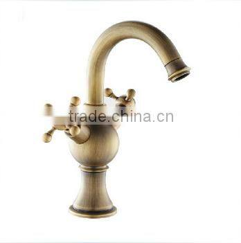 Electroplating Antique European Style Bathroom Basin Faucet Sink tap