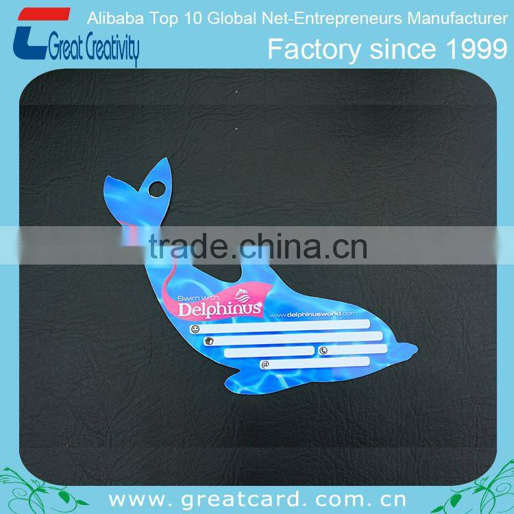 CMYK printing plastic gift card / customized greeting card