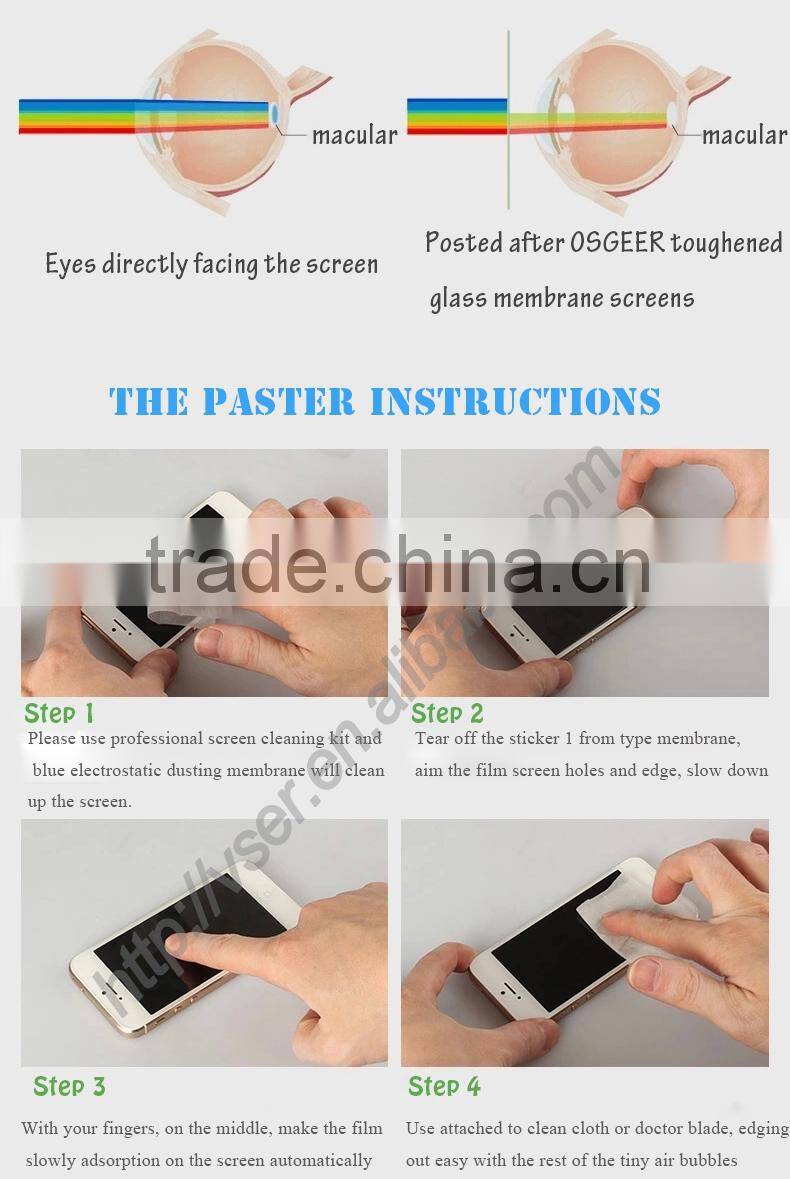 New technology anti-shock 0.4mm 3D glass for samsung galaxy Note 8 inch N5100 tempered glass screen protector