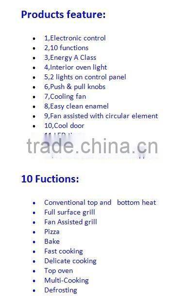 new style french electric oven insulation Heat protection