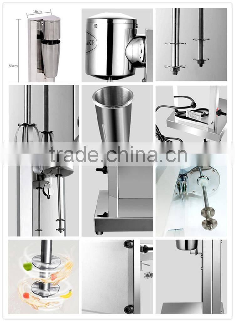 Automatic Electric Milk Shaker Single Head/ Double Head Milk Shake Machine Desktop Mini Milk Shaker