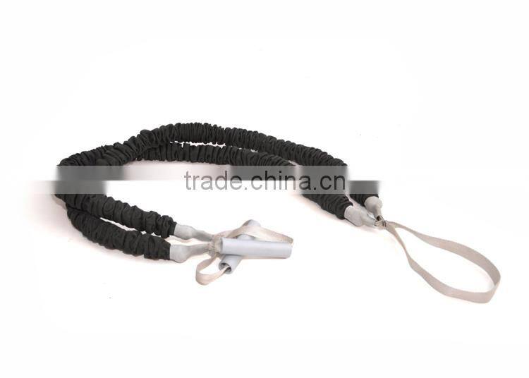 Extra Heavy 4 Feet sleeved latex fitness chest expander exercises