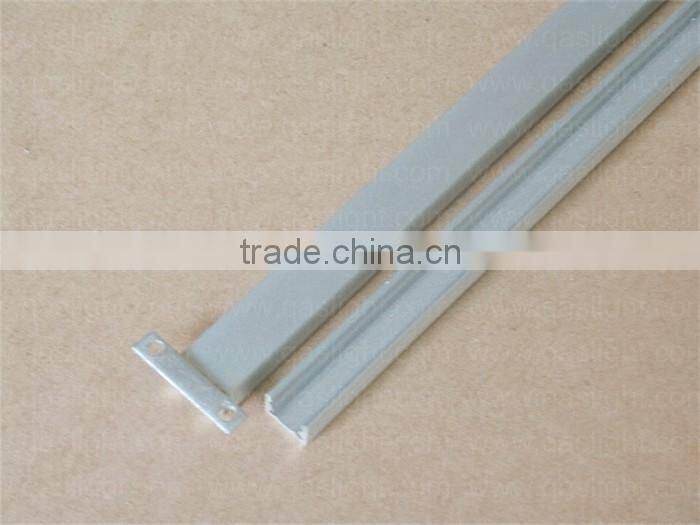 7x11mm Slim LED alu profile for shelf light without any cover