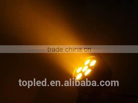 High lumen stage lights IR remote optional UV LED Par 6*6-in-1 flat par can IP20