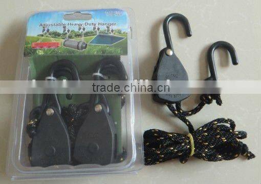 Adjustable light hanger built-in Zinc alloy pulley