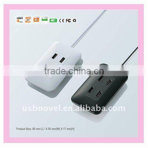 4-port USB 2.0 high speed usb hub