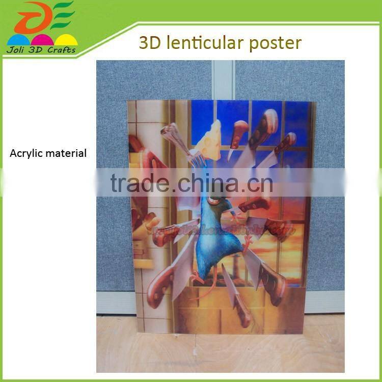 Promotional 3d Movie Poster printing