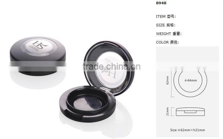 Wholesale Round Cosmetic Blush Compact Powder Case With Window