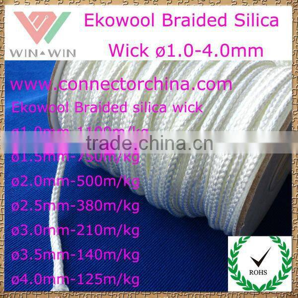 Fantastic performance Ekowool 1.0mm High Braided Silica cord