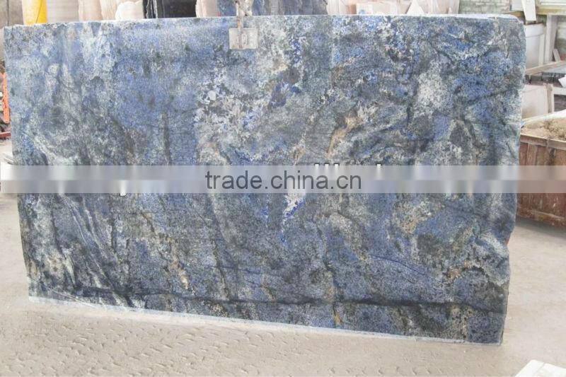 blue bahia granite slab