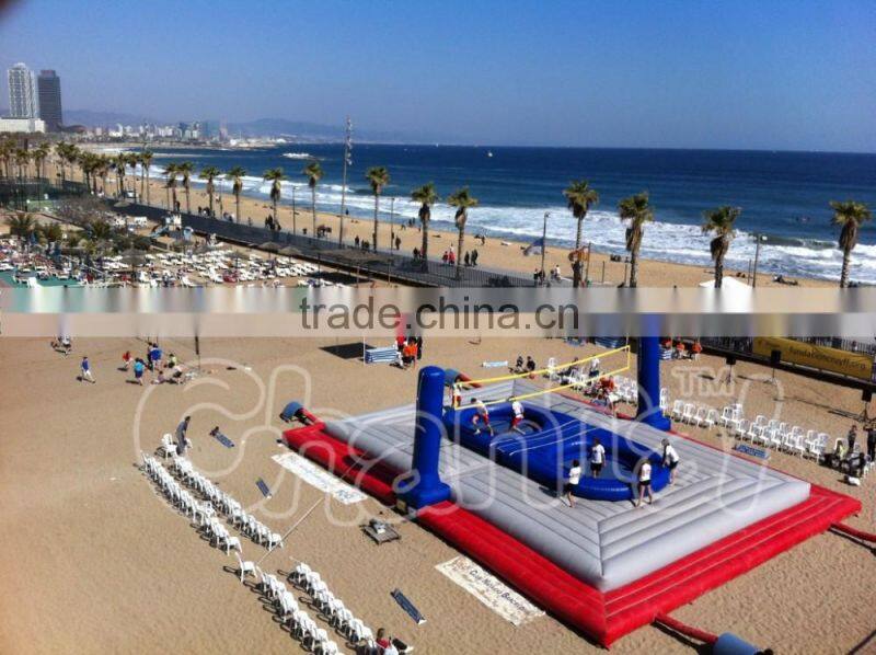 High quality inflatable inflatable bossball Court Sport Games Field, inflatable beach volleyball court