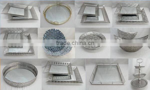 Metal Decorative Storage Boxes in gold color