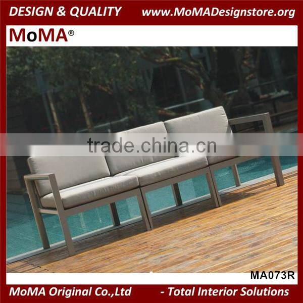 MA073R Modern Design Outdoor Aluminum Pool Furniture Good Qquality Aluminium Sofa Set