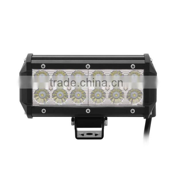 China factory 7inch 36W Offroad LED Light Bar, Flood/Spot Beam 4X4 Offroad Lamp