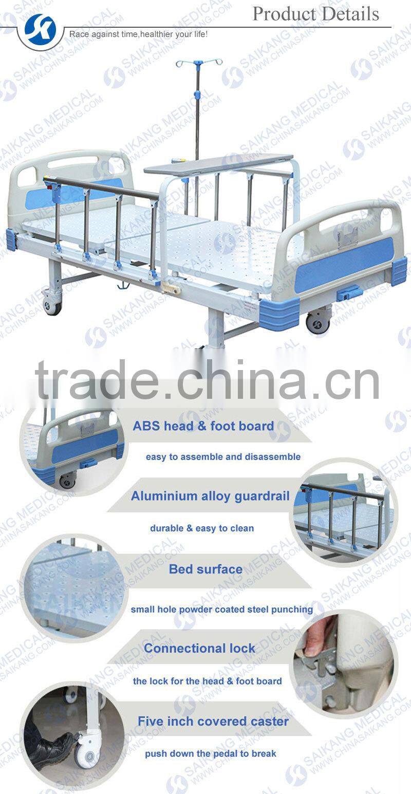 Hot!! Modern Comfortable Single Crank Manual Lift Bed With Turning Table