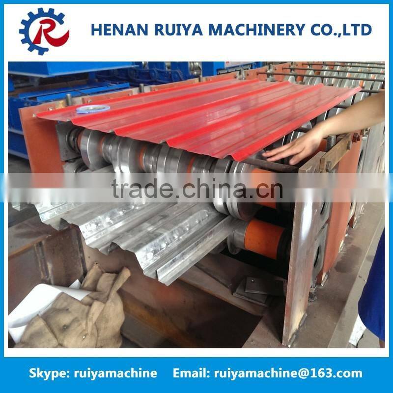corrugated sheet metal roof making machine, Double Layer for Corrugated and Trapezoidal Roof Tile Machine