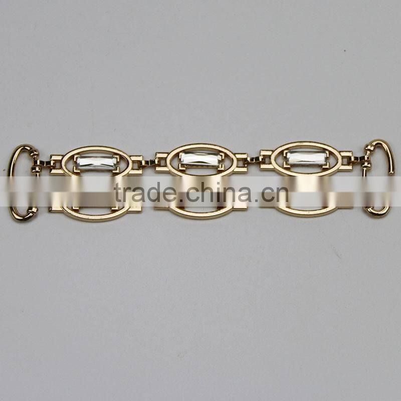 antique arrows connected gold chian for colthes or bags or shoes