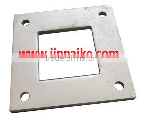 round white heavy duty farm post plate