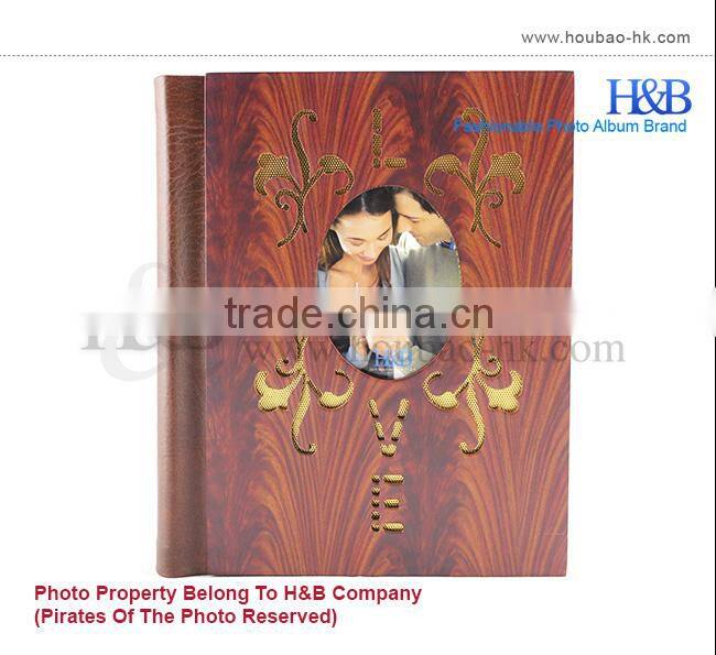 Lastest carved popular wooden photo frame& album