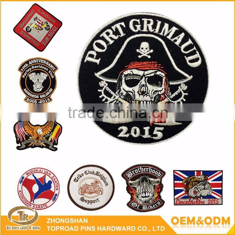Wholesale china cheapest custom souvenir garment patches army unit patch