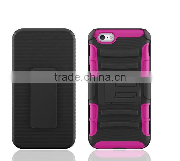 3in1 Hybrid robot armor kickstand phone defender case for iphone6 Stand cover case