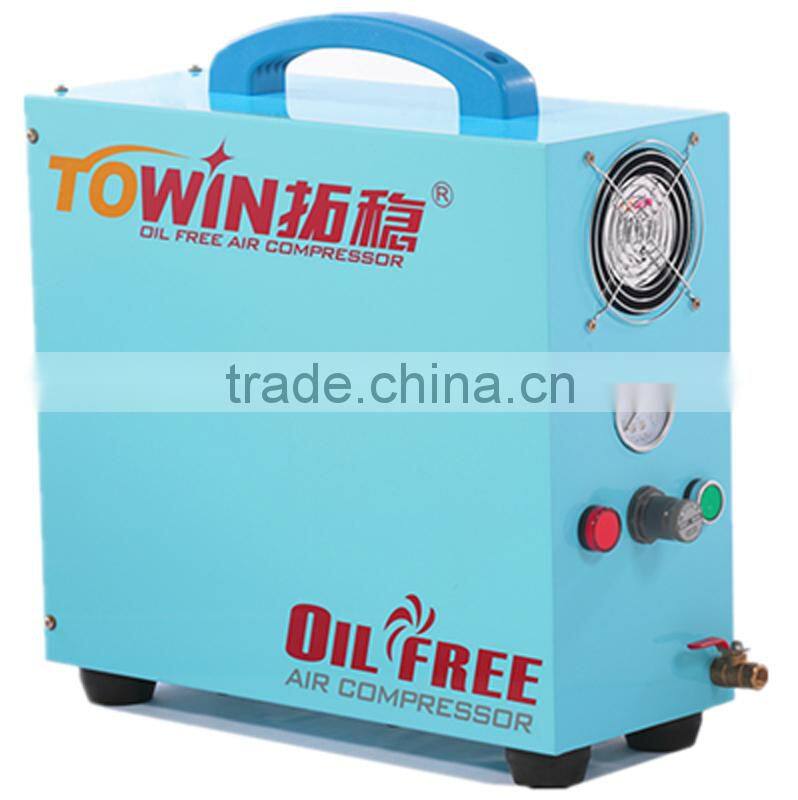 mini silent oil-free portable air compressor for dental chair