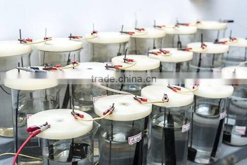 Aluminum anode for ship hull double insert