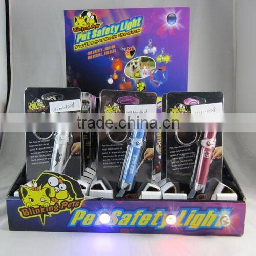 carabineer flashlight keyring WIN-1628 Led laser toy for cat lucky cat toys