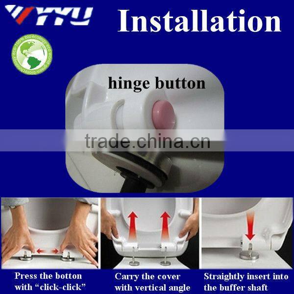 1051 stainless steel part pp fancy toilet seat cover